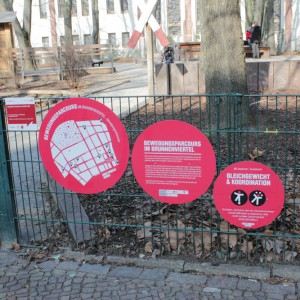 Bewegungsparcours im Brunnenviertel