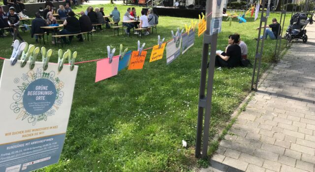 „Grüne Begegnungsorte“ - Treffpunkte gemeinsam entwickeln